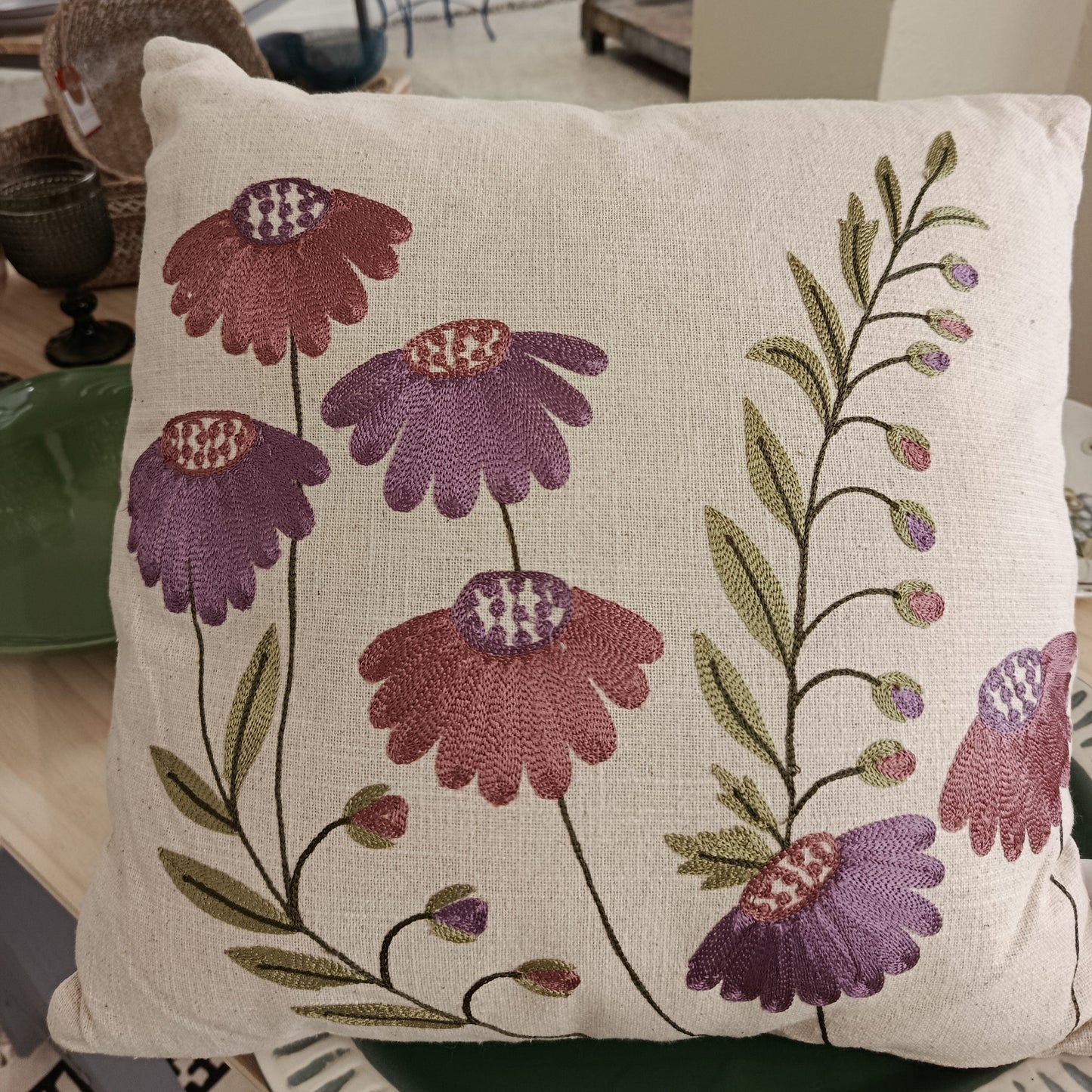 Cojin Flores