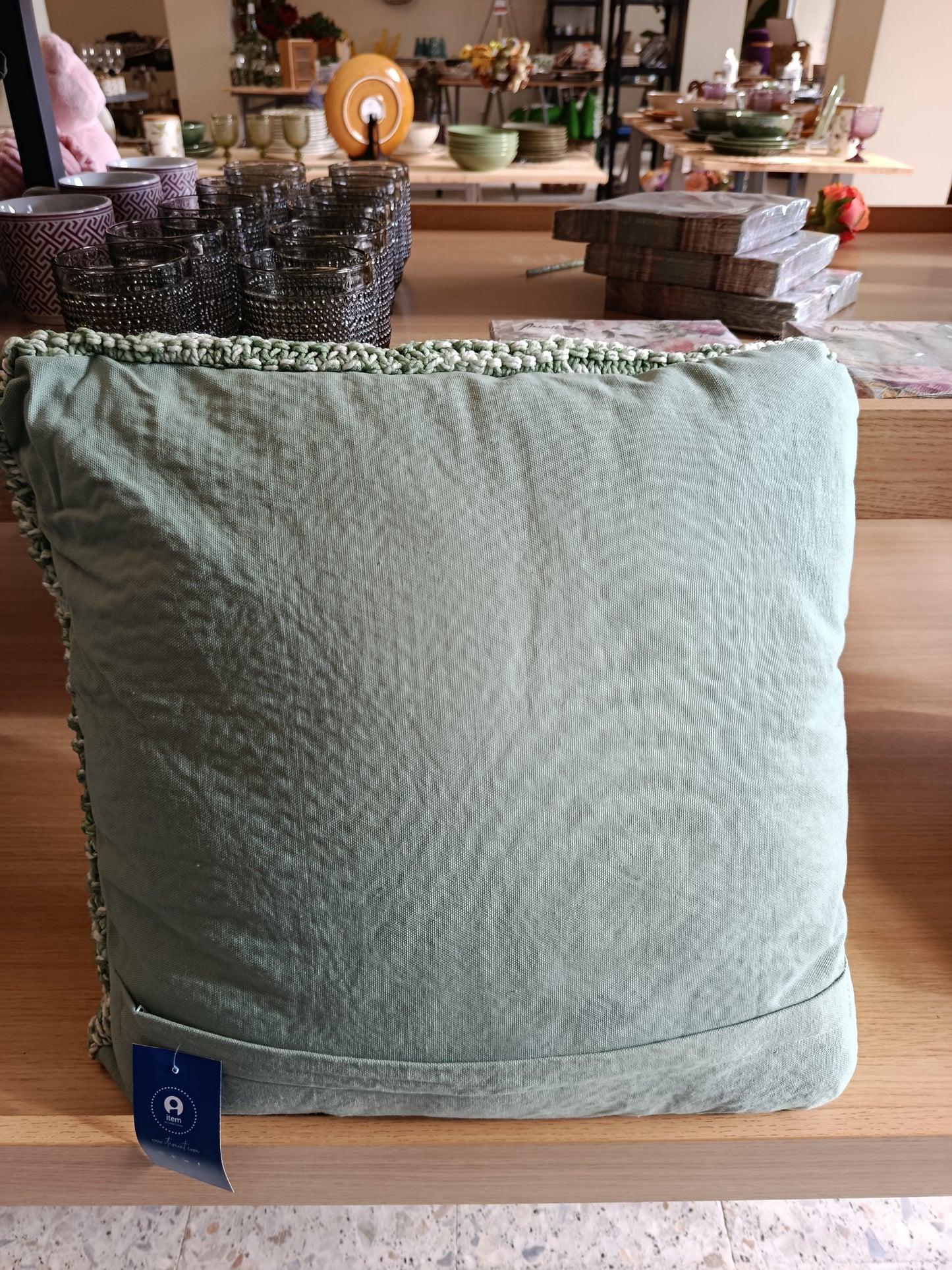 Cojin algodon poliester