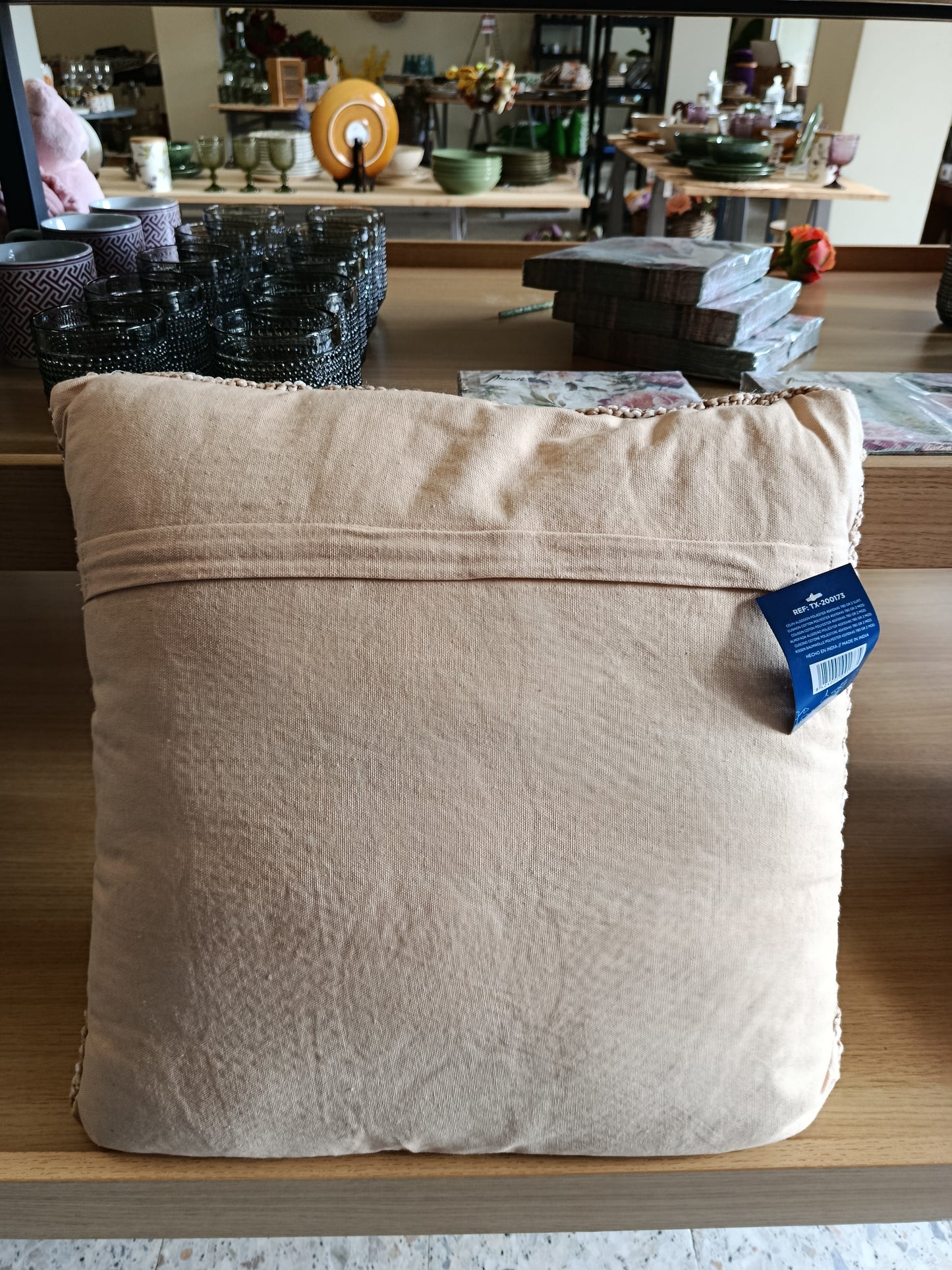 Cojin algodon poliester