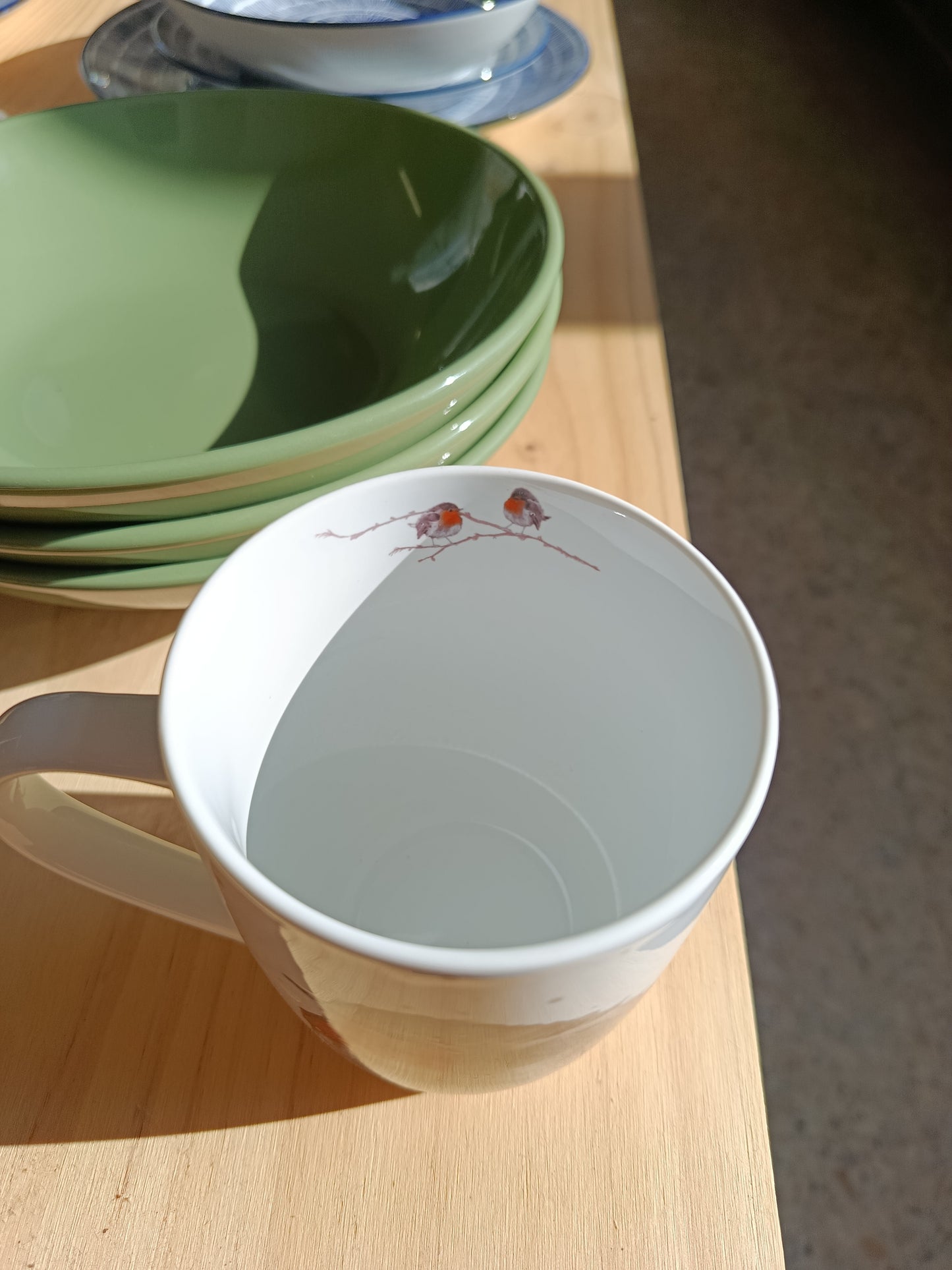 Taza Petirrojo