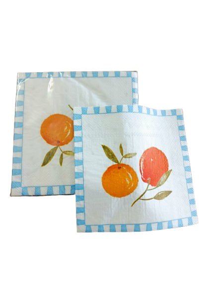 Pack de 20 Servilletas de Naranjas