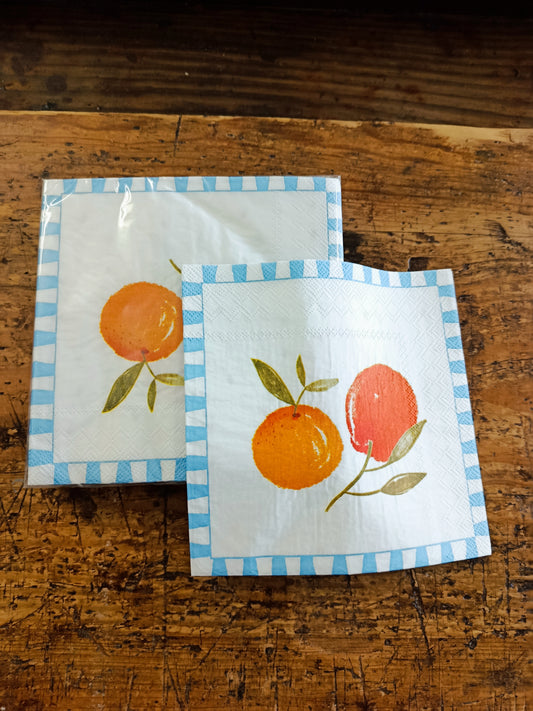 Pack de 20 Servilletas de Naranjas