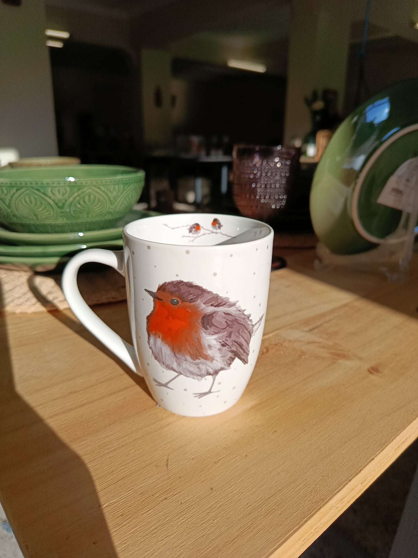 Taza Petirrojo