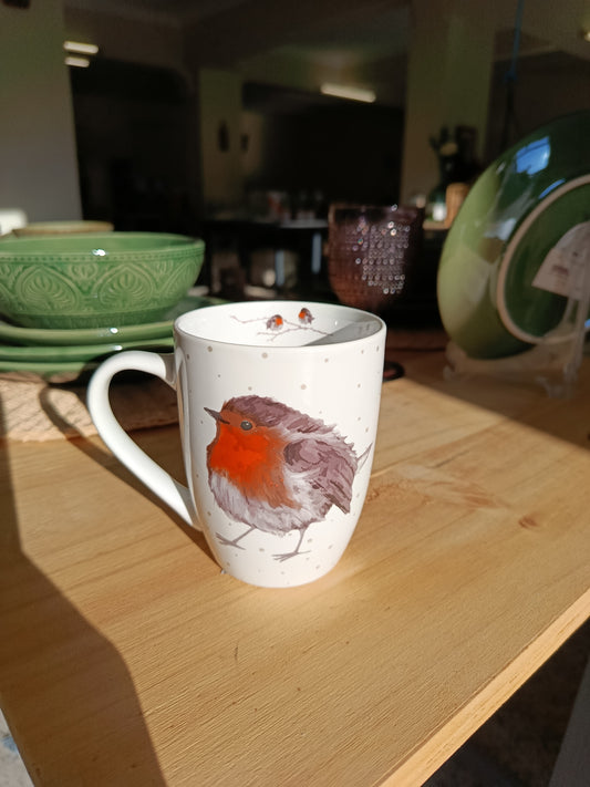 Taza Petirrojo